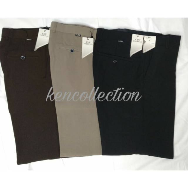 Celana bahan pria/celana kantor pria/ MODEL STANDARD(REGULER)