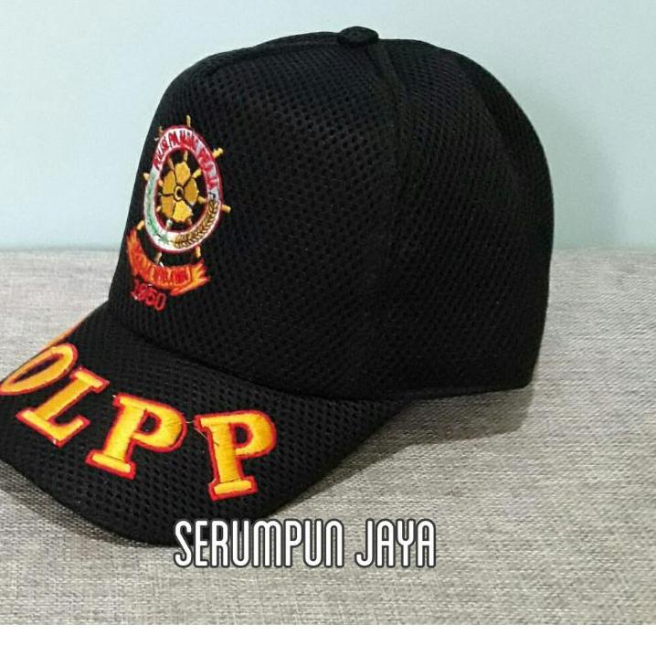 [KODE YEVVN] TOPI SATPOL PP - TOPI SATPOL PP BORDIR POL PP - TOPI POL PP HITAM