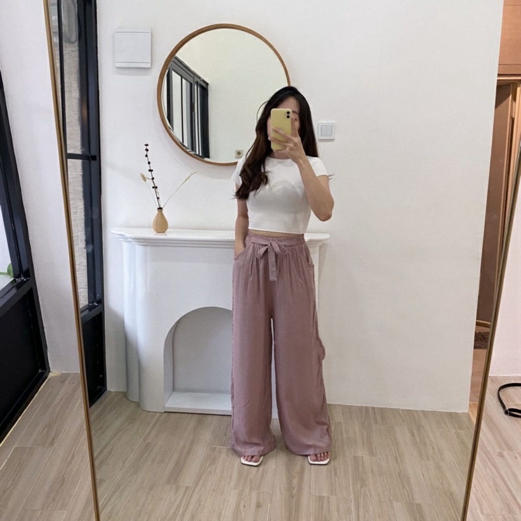 GFS LT HOME WEAR RAYON DIAMOND LOOSE KULOT HOMWE