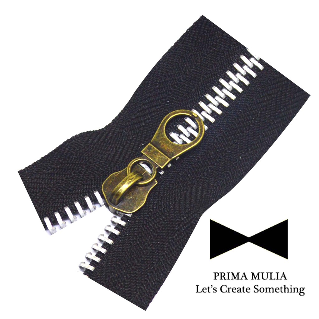 KEPALA RESLETING GIGI BESI NO 5 ZIPER BESI ANTIK GOLD MN KLP ATG