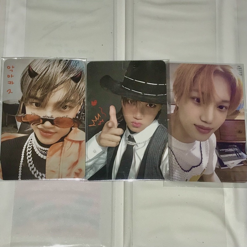 JUAL PC PHOTOCARD KAI DEVIL KAI X VER. KAI DFTF KAI PEACHES KISSES VER. (GIGIT BAJU) ALBUM KAI 1ST S