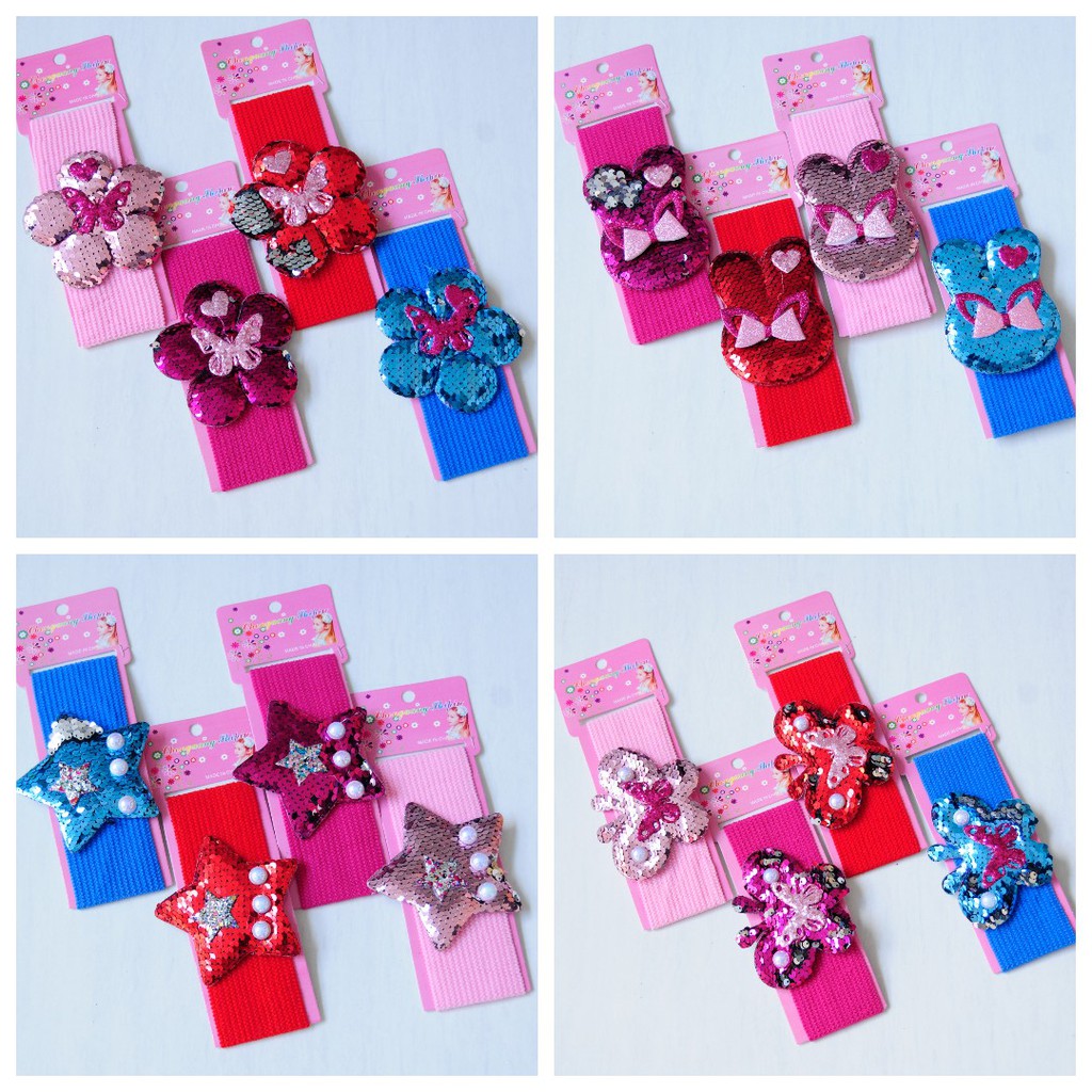 Bandana Rambut Anak Sequin FS0167