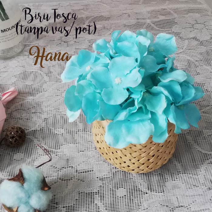 bunga plastik hydrangea/bunga plastik dekorasi/bunga artificial-1
