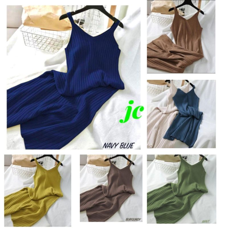 JCBC - Dress Isyana / Dress Rajut Wanita / Dress Fashion Terbaru Kekinian