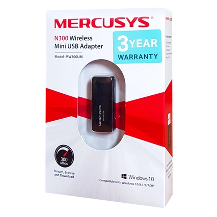 Mercusys MW300UM N300 Wireless Mini USB Adapter garansi Resmi 1 Tahun