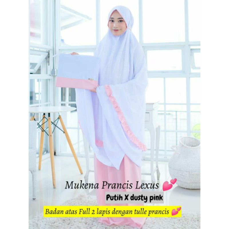 Mukena Prancis Lexus ORI Dalanova Ready