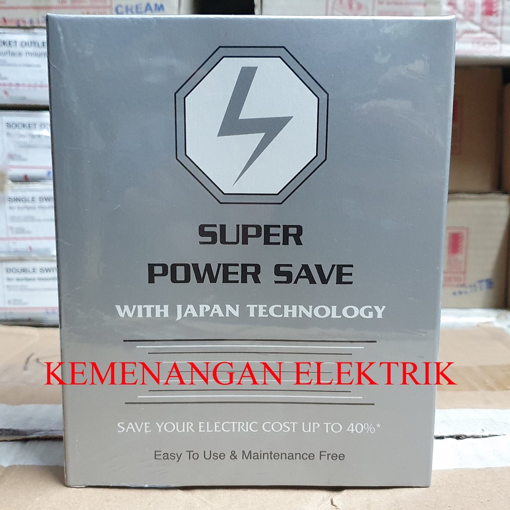 SUPER POWER SAVE / ALAT PENGHEMAT LISTRIK DAYA s/d 5500watt / HOME ELECTRIC SAVER