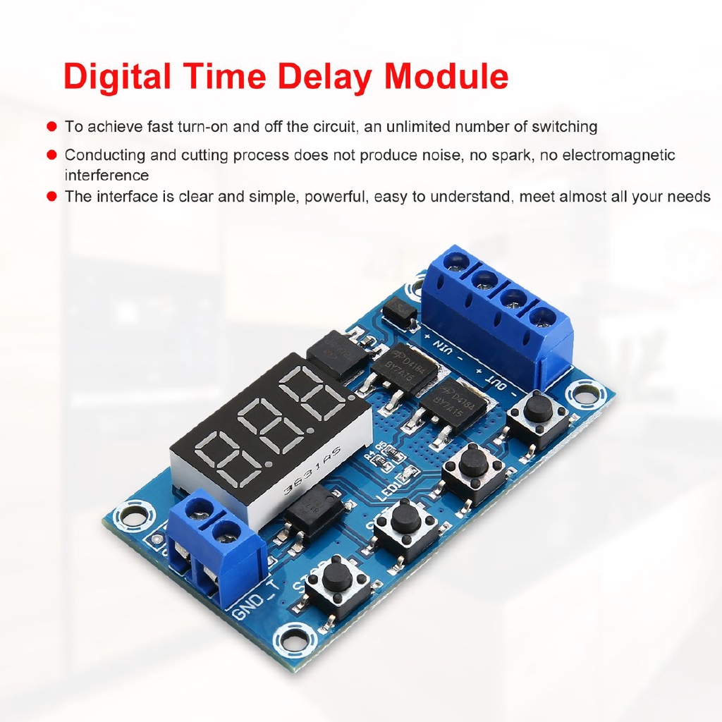 DC 12V Omron Relay Delay switch Delay relay Timing Delay off  Cycle switch Modul