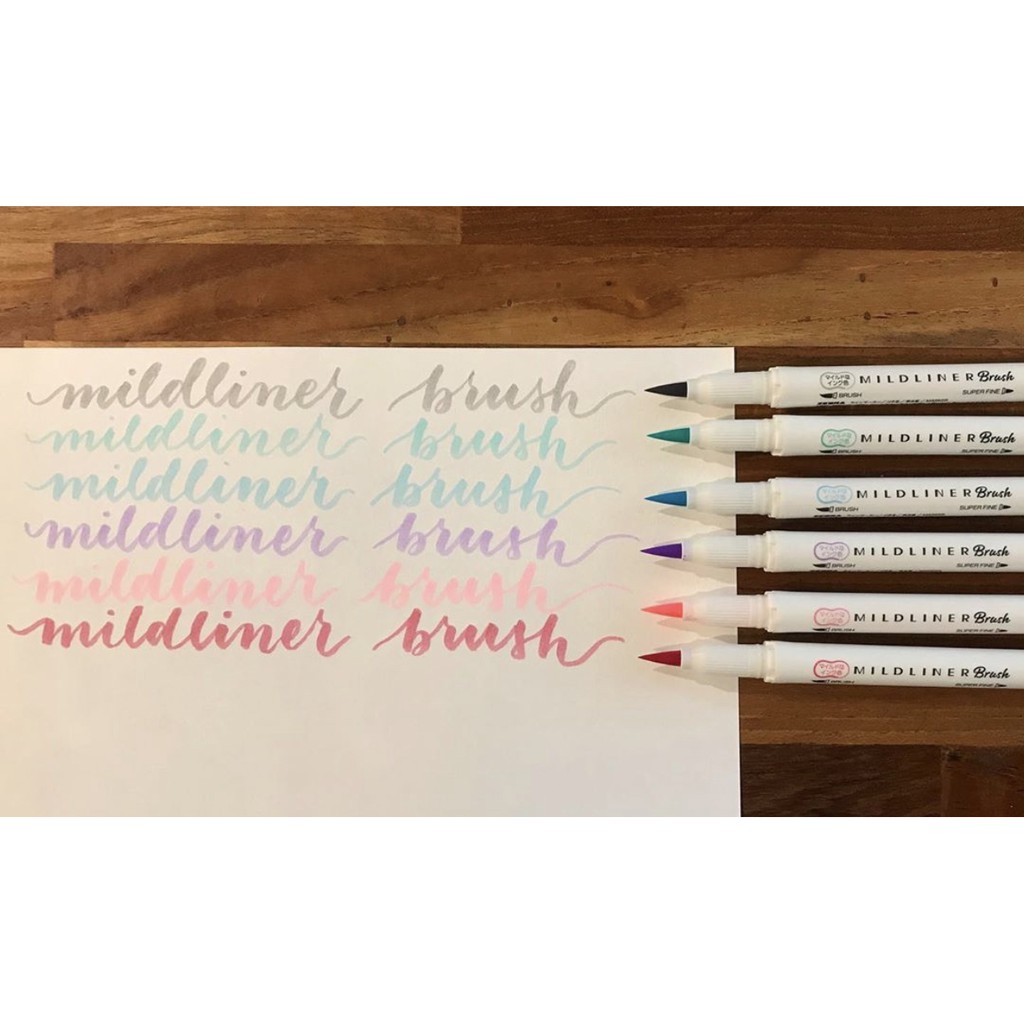 Zebra Mildliner Twin Tip Brush Pen