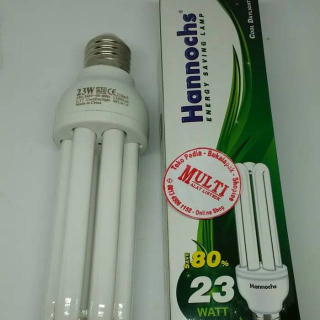 Lampu hannochs 23watt 3U green