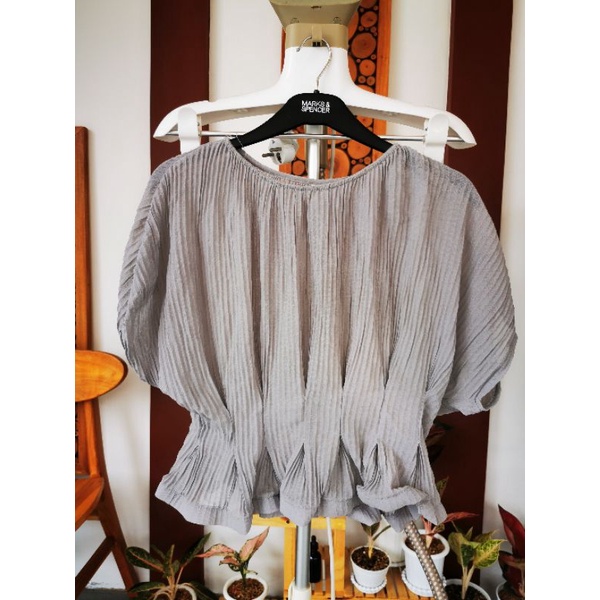 baju Bangkok korea pleated pleated bukan margaux bukan Lipat pleats bukan issey miyake