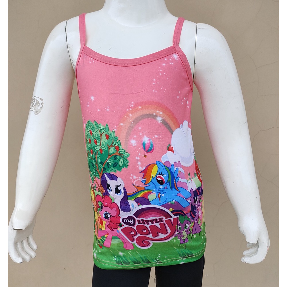 Kaos Singlet LITTLE PONY UNICORN Tali Kecil / Kaos Dalam Anak Perempuan