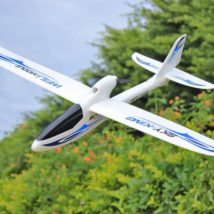 F959 Sky King 3 Channel RC Drone Pesawat Push Kecepatan Glider Fixed