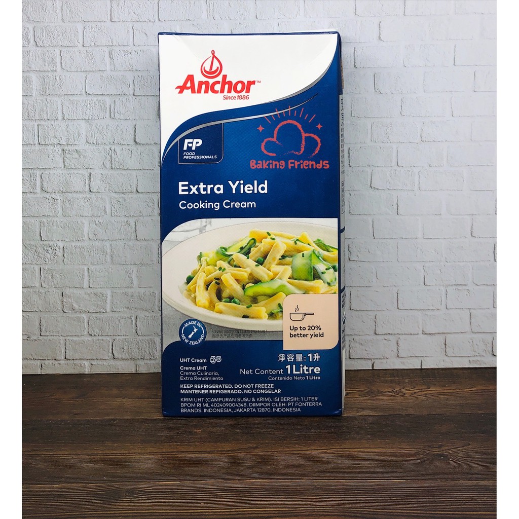 

Anchor Extra Yield 1LTR / Cooking Cream 1 Liter