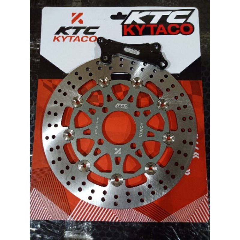 DISC BRAKE PIRINGAN CAKRAM KTC KYTACO NEW LOGO BEAT VARIO GENIO SCOOPY UK 260 MM ORIGINAL