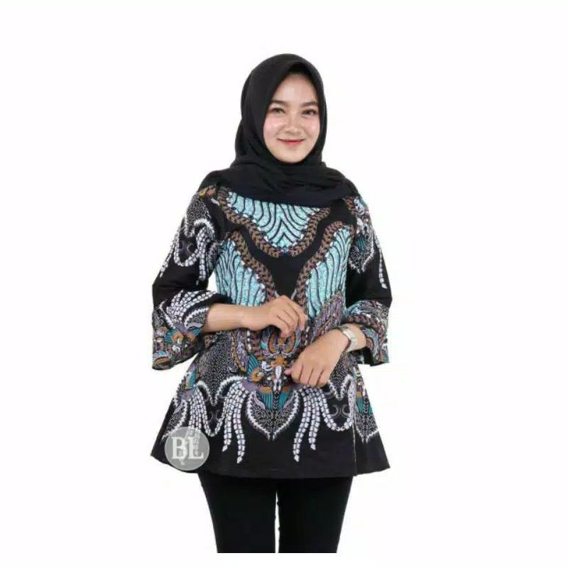 Batik Couple keluarga sania ruffle ori ndoro jowi dnt motif madu-5