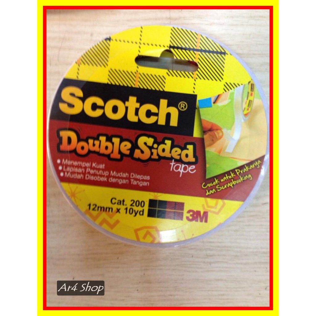 

Double Tape - Scotch 3M - Cat 200 Double Sided Tape 12 Mm X 10 Y