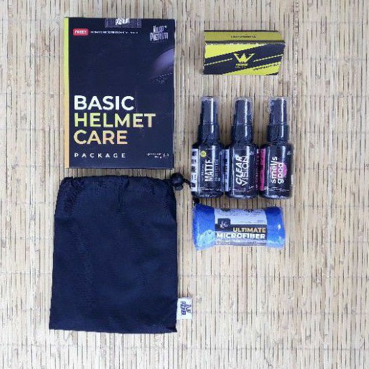 Paket Kilap Premium Helmet Care / Matte Protection / Clear Vision / Smells Good