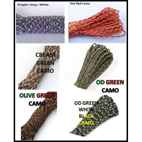 MURAH MERIAH PARACORD 550 4MM CAMO SERIES