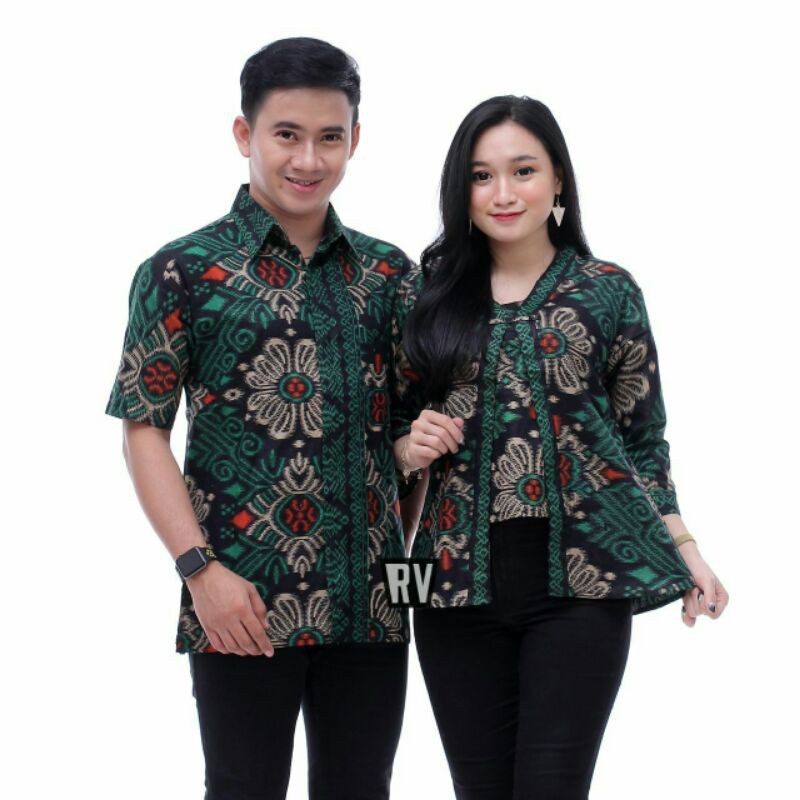 Maura Couple - Sania Ruffle Batik Couple Ori Ndoro Jowi DNT Garansi Termurah Shopee -