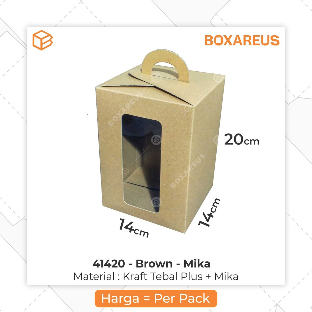 Toples Box, Kotak, Kemasan, Packaging, Kue Kering, Cookies | 41420 (20pc)