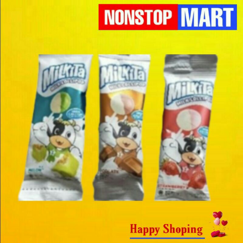 

MILKITA LOLLIPOP Permen renceng 10 pcs