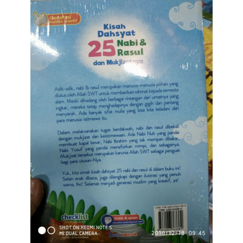 Kisah Dahsyat 25 Nabi & Rasul dan Mukjizatnya
