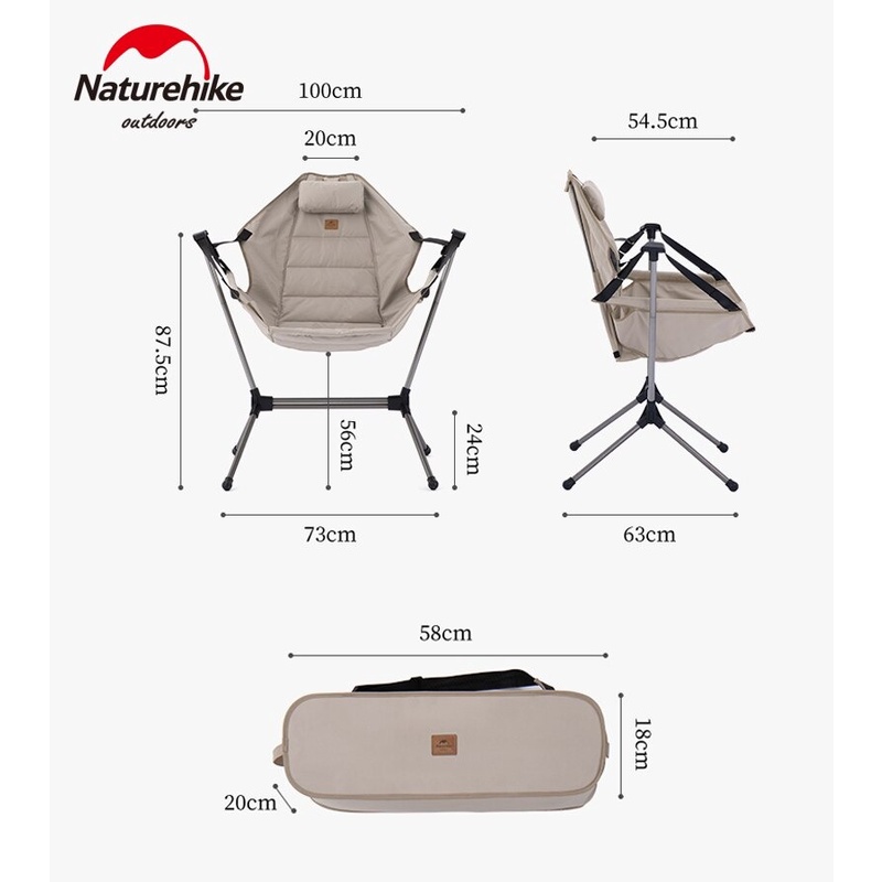 KURSI LIPAT NATUREHIKE NH21JJ004 (TIPE 34)