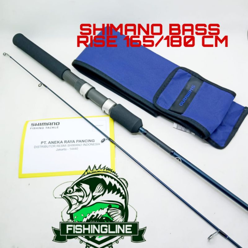 Joran shimano bass rise 165cm dan 180cm fuji