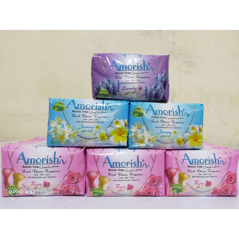 Amorish sabun batang 4x75gr