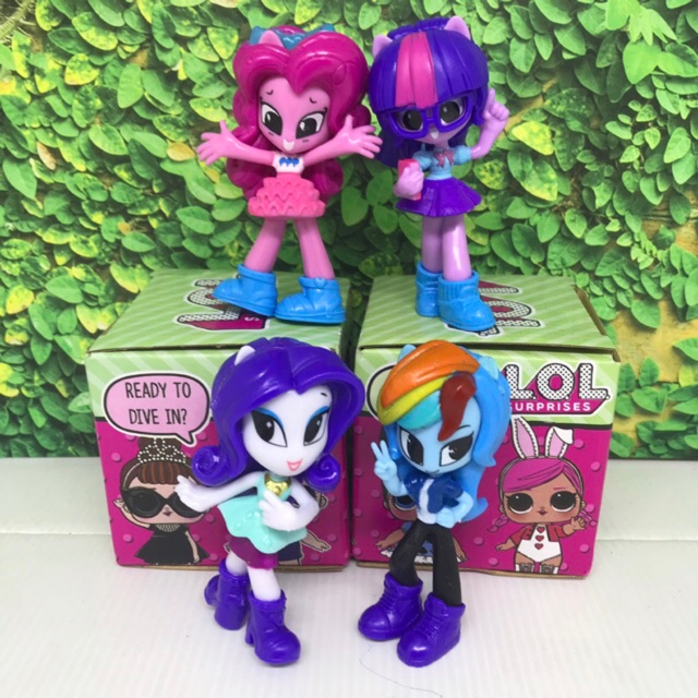 My Little Pony Equestria Girls Figure Mainan Set 4 Shopee - jual roblox the champions of roblox 6 figure pack jakarta barat