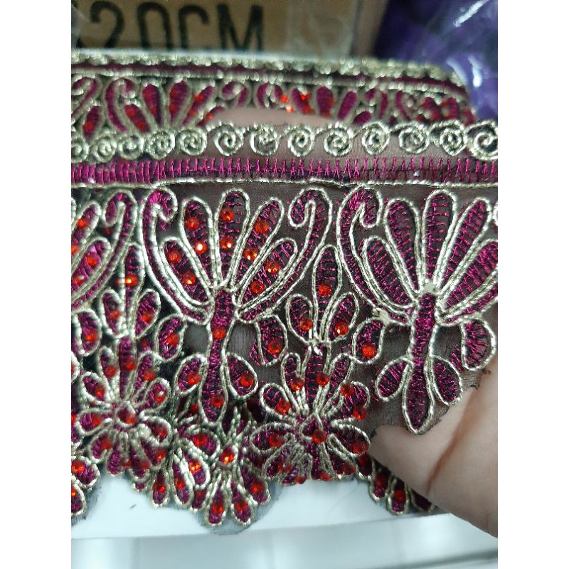 Renda India / Renda Borci / Borci India / Renda emas / Renda Bordir