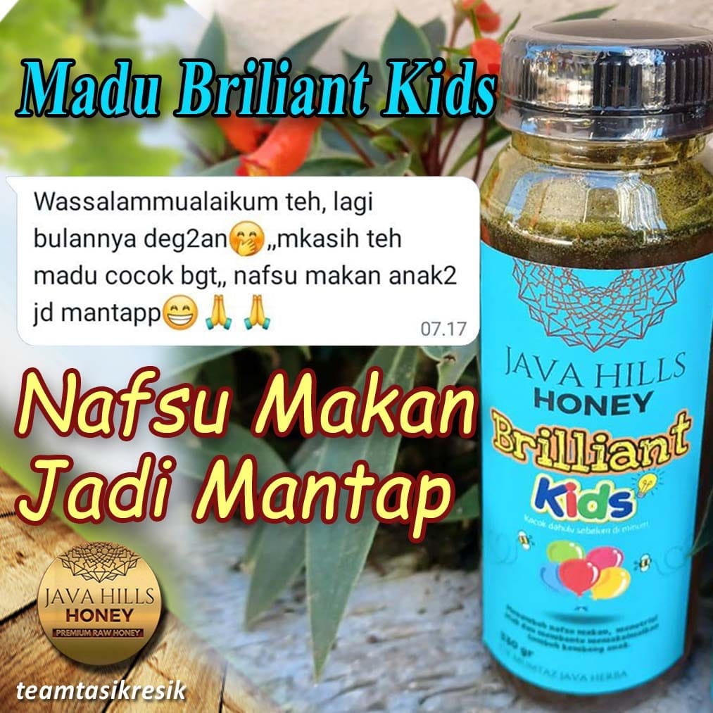 

Madu brilliant kids madu yang Menambah kualitas nafsu makan anak