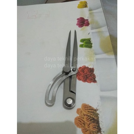 

jangka lurus sayap 10 in - jangka with wing 250mm solar - square leg divider with wing
