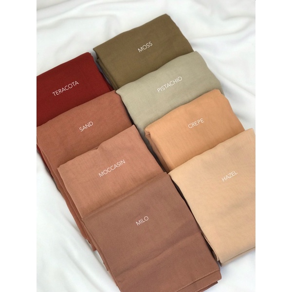 [Neci] Segiempat Square Hijab Jilbab Bella Polycotton Hycon Poton Part 3-1