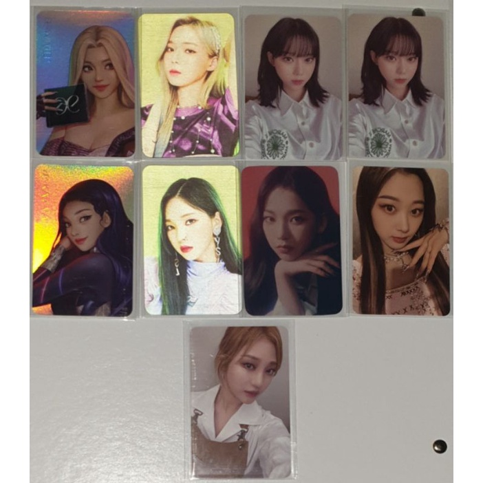 AESPA WINTER, KARINA, GISELLE, NINGNING PHOTOCARD (black mamba, clio, shaker keyring, synk dive)