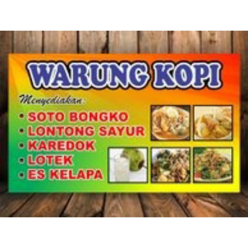 spanduk warung kopi