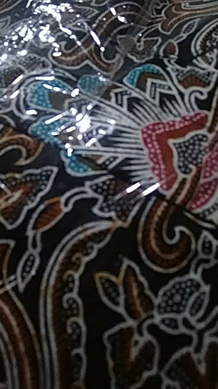 Tey-17 Batik Wanita Asj Sa Hrb026 Kenongo Kemeja Tosca Pendek