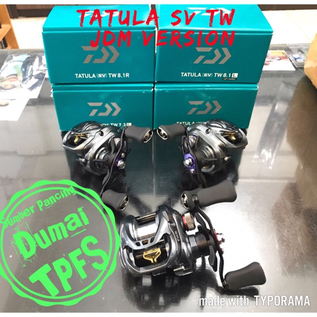 daiwa tatula sv tw jdm