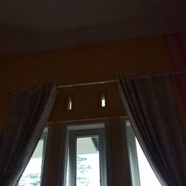 ( 2 Meter Dan 1,5 Meter) Rel / Reil /rollet / Reil Bulat /batang Soka Gorden