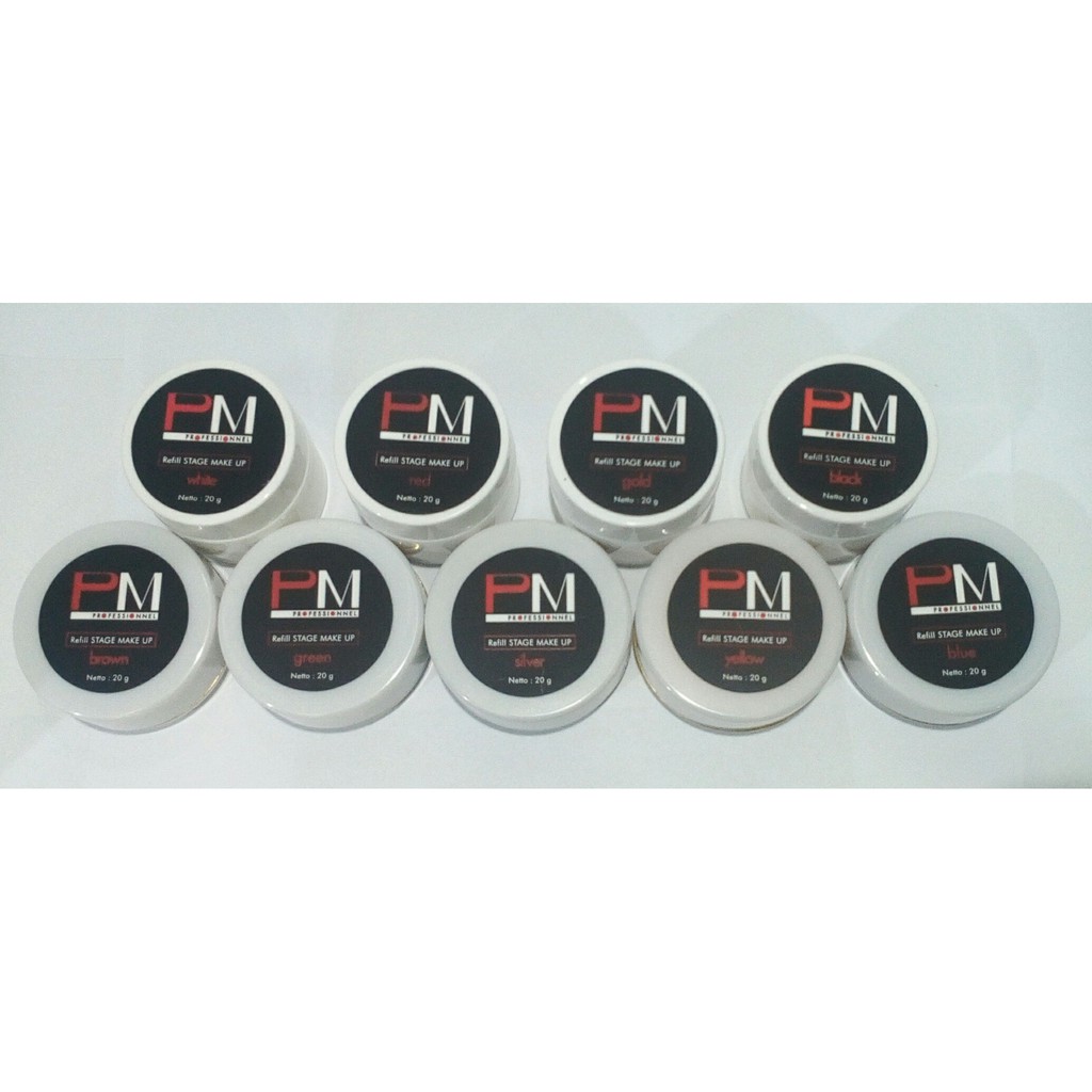 Face painting Putih dan Hitam dan WARNA
