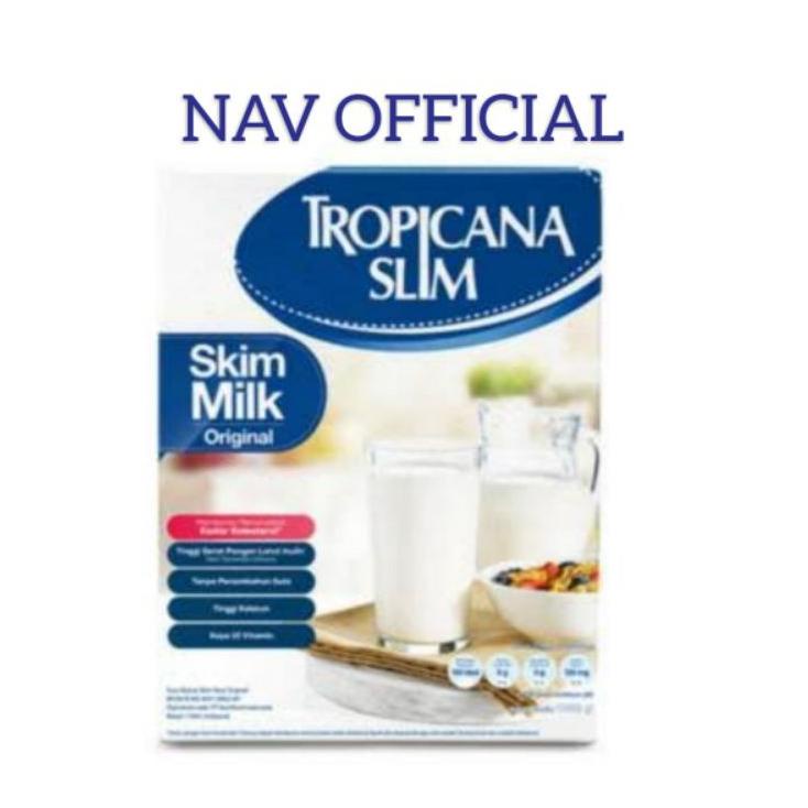 

YUG TROPICANA SLIM Non Fat Skim Milk Plain (Susu NFDM Original) 1Kg/1000gr Best