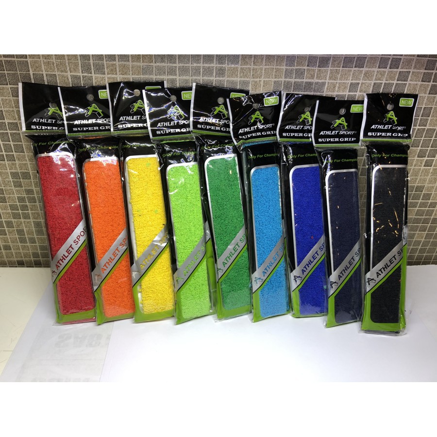 Grip handuk kain badminton katun Athlete