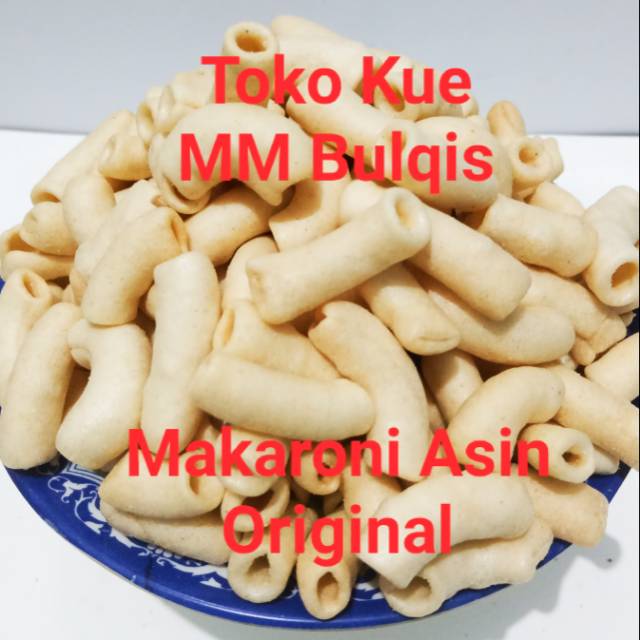

Makaroni Asin/original, garing dan renyah