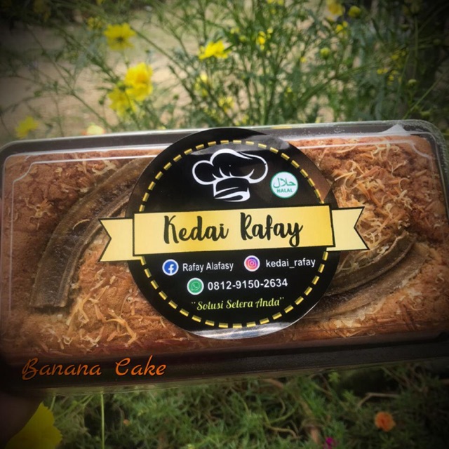 

Banana Cake Bolu Pisang size 20x10 cm