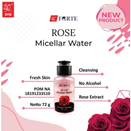 SYB FORTE ROSE WATER MICELLAR WATER - 72gr