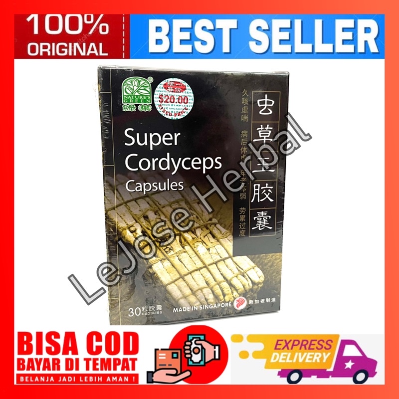 NATURE’S GREEN SUPER CORDYCEPS 30 CAPSULES