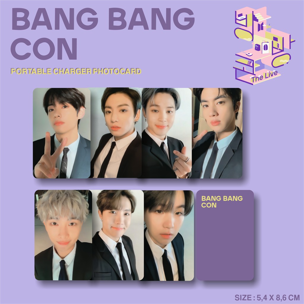 [Photocard] BTS Bang Bang Con Portable Charger