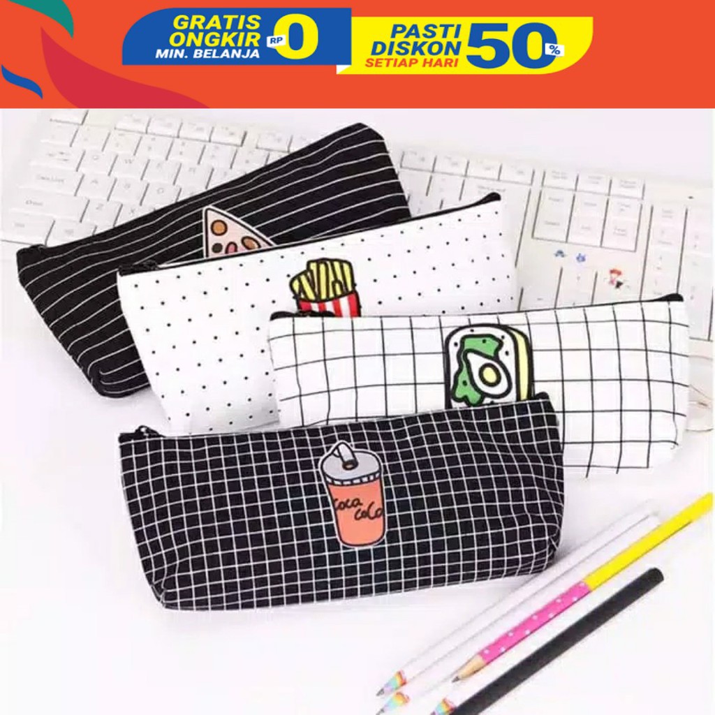 

Tempat pensil TP0044 Tempat Pensil Food Pattern