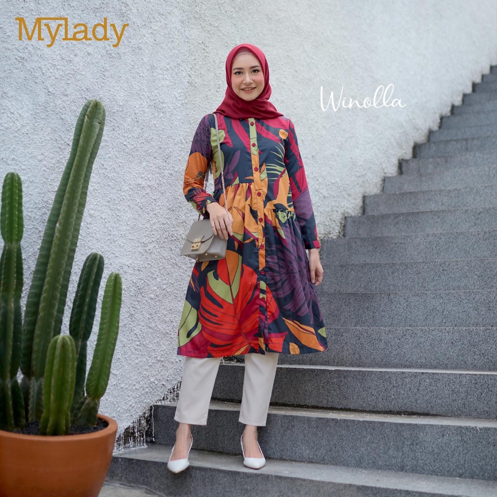 Mylady Hijab Tunik Print Toyobo IIi